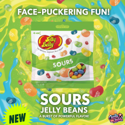 Jelly Belly Sours Mix Jelly Beans - bomboane cu gust de fructe acrișoare 70g