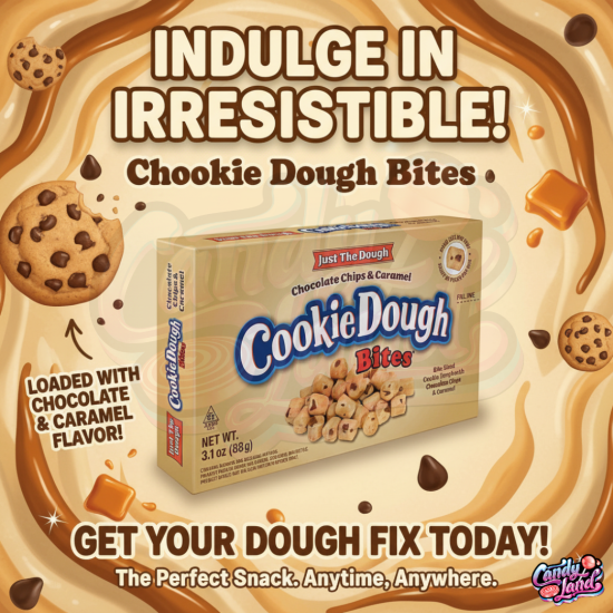 Just The Dough Cookie Dough Bites Chocolate Chips & Caramel 88g