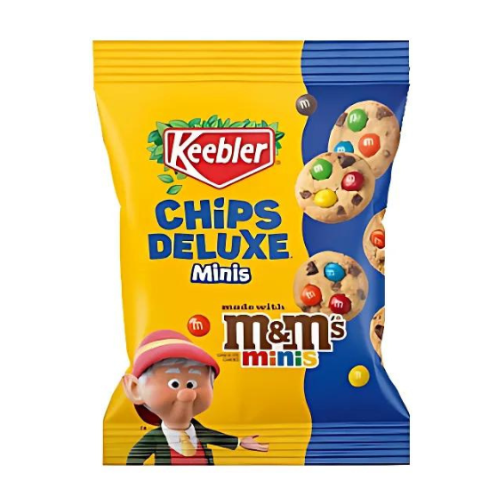 Keebler Chips Deluxe Minis Cookies with M&M's Minis - prăjituri cu gust de M&M's 45g