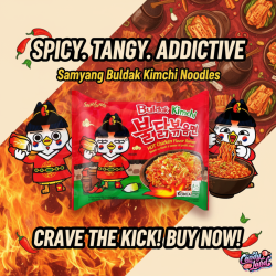 Samyang Buldak Instant Noodles Kimchi Hot Chicken 130g
