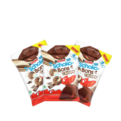 Kinder Schokobons Crispy Limited (INDIA) - ciocolată cu înveliș crocant 22g x3 Bucăți [EXP 06.11.2025]