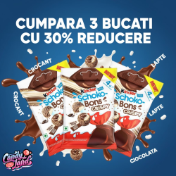 Kinder Schokobons Crispy Limited (INDIA) - ciocolată cu înveliș crocant 22g x3 Bucăți [EXP 06.11.2025]