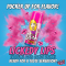 Brain Licker Lickedy Lips Sour Candy - bomboană lichidă cu gust de fructe acrișoare 0.06L