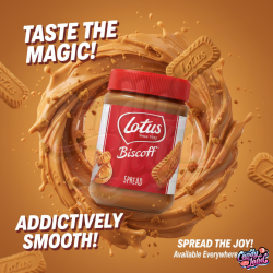 Lotus Biscoff Spread Smooth - cremă tartinabilă de biscuiți 400g