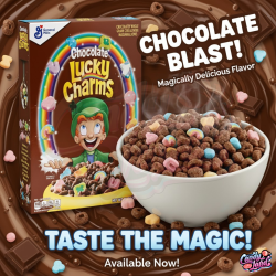General Mills Lucky Charms Chocolate - ciocolată 300g
