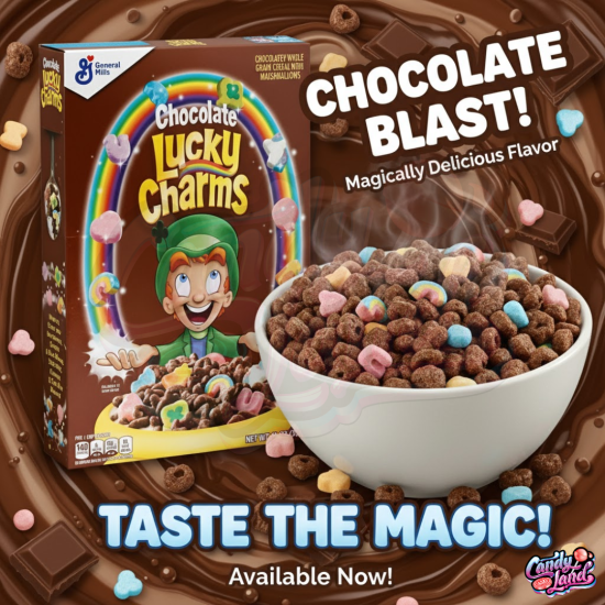 General Mills Lucky Charms Chocolate - ciocolată 300g