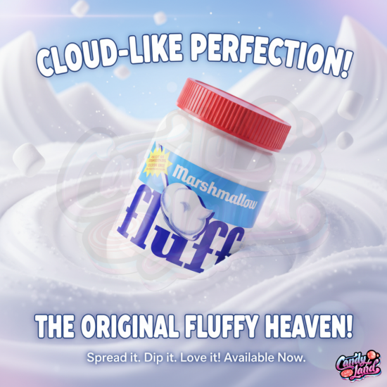 Marshmallow Fluff Vanilla - cu gust de vanilie 213g