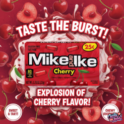 Mike & Ike Cherry - bomboane cu gust de cireșe 22g
