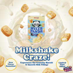 Meiji Hello Panda (ASIA) Milk - biscuiți cu gust de lapte 50g