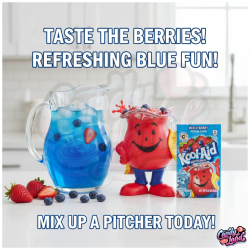 Kool Aid Mixed Berry Sachet - amestec de băutură cu gust de fructe de pădure