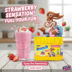 Nestle Nesquik Strawberry - cu gust de căpșuni 300g
