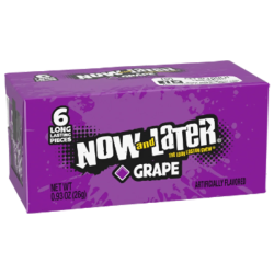 Now & Later Grape - caramea cu gust de struguri 26g