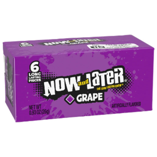 Now & Later Grape - caramea cu gust de struguri 26g