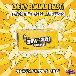 Now & Later Banana - caramea cu gust de banane 26g
