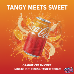 Coca Cola USA Orange Cream 355ml