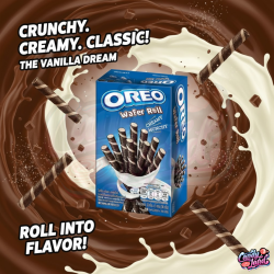 Oreo (ASIA) Vanilla Wafer Roll - rulou de napolitană cu gust de vanilie 54g