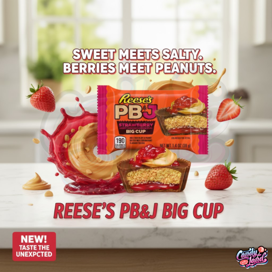 Reese's Big Cup PB&J Strawberry 39g 