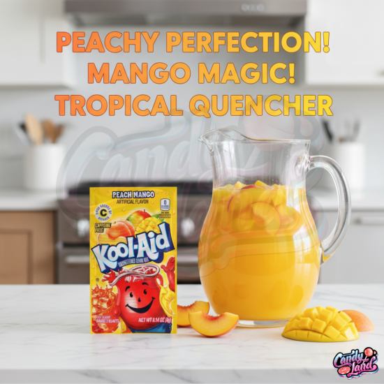 Kool Aid Peach Mango Sachet - cu gust de piersică și mango 4g