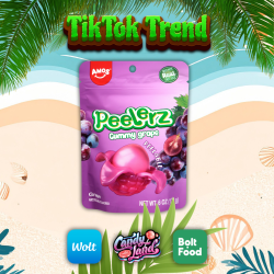 Amos Peelerz Gummy Grape - aromă de struguri 170g