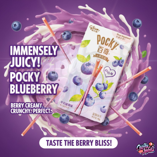 Pocky Heart Milk & Blueberry 45g CHN