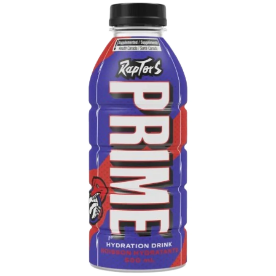 Prime Hydration Sports Drink Raptors Purple Red 500ml