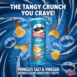 Pringles Salt & Vinegar - sare si otet 165g