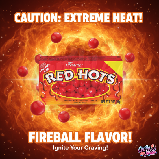 FP Red Hots - bomboane cu gust de scorțișoară 26g