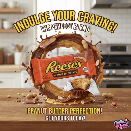 Reese's Peanut Butter Cups - ciocolată cu gust de unt de arahide 42g 