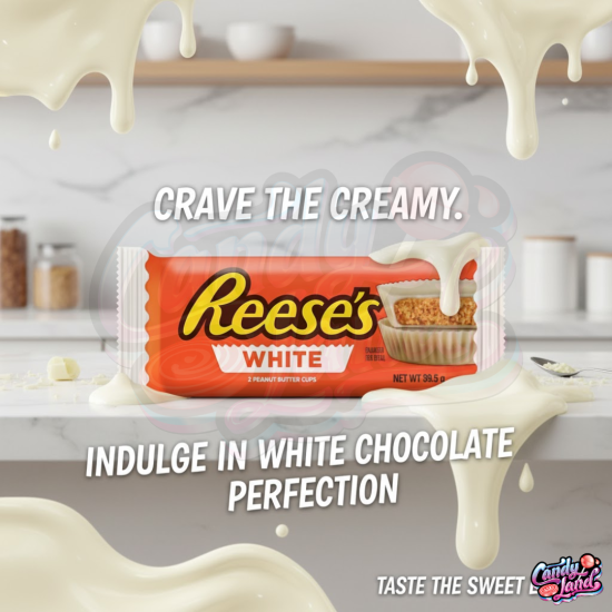 Reese's Peanut Butter Cups White - ciocolata alba si unt de arahide 39.5g