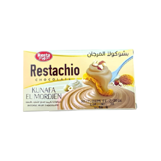 Resta Pop Restachio Chocolate Intense Milk 50g