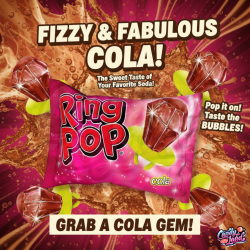 Bazooka Ring Pop Cola 10g