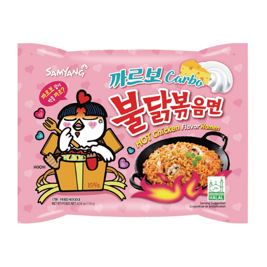 Samyang Buldak Instant Noodles Hot Chicken Carbonara 130g