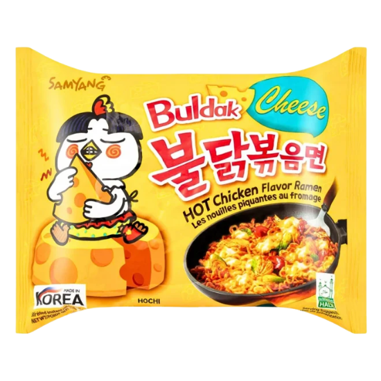 Samyang Buldak Instant Noodles Hot Chicken Ramen Cheese 140g