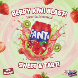 Fanta Strawberry Kiwi 330 ML