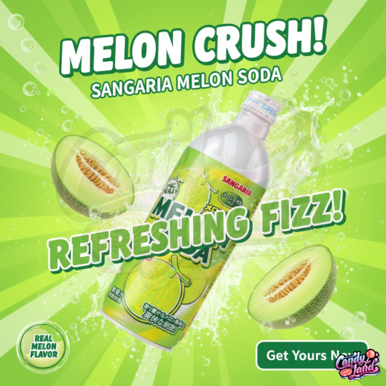 Sangaria (JAPAN) Melon Soda - pepene galben 500ml Sangaria (JAPAN) Melon Soda - pepene galben 500ml