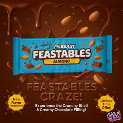 Mr.Beast Feastables Almond - ciocolată 60g