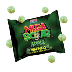 Barnetts Mega Sour Apple 104g