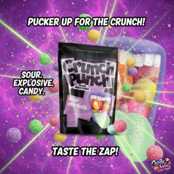 Crunch Punch Sour Starballs 100g