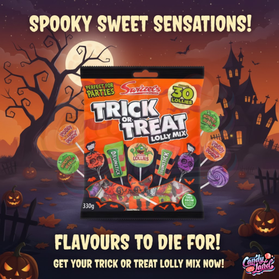 Swizzels Matlow Trick Or Treat Lolly Bag 330g 