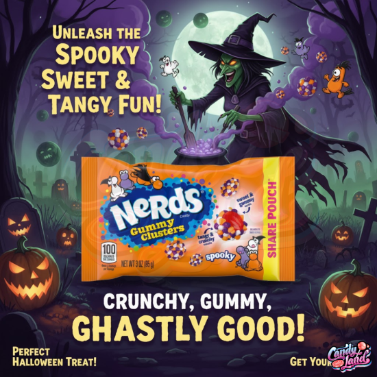 Wonka Nerds Gummy Clusters Spooky 85g
