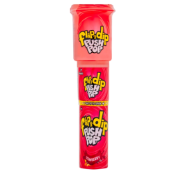 Bazooka Push Pop Flip-N-Dip Strawberry 25g