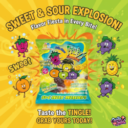 Din Don Fruity's Ju-C Sweet & Sour 360g