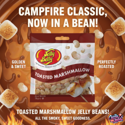 Jelly Belly Toasted Marshmallow - bomboane cu gust de bezele 70g