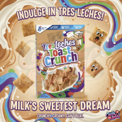 General Mills Cinnamon Toast Crunch Tres Leches 340g