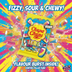 Chupa Chups Mini Sour Tubes 120g