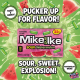 Mike & Ike Sour Watermelon - bomboane cu gust de pepene acrisor 22g