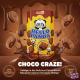 Meiji Hello Panda (ASIA) Double Chocolate - biscuiți cu gust de ciocolată 50g 
