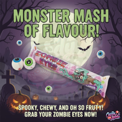 Zed Candy Zombie Eyes Bubblegum - gumă de mestecat 42g