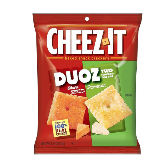 Cheez-It Duoz Sharp Cheddar Parmesan 121g