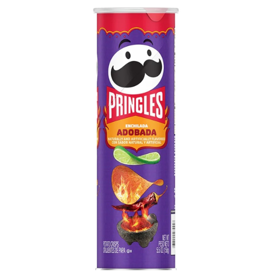 Pringles (MEXIC) Enchilada La Adobada - chipsuri cu gust de enchilada 158g